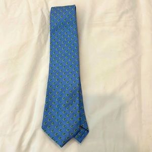 Men’s Vineyard Vines Tie St. Patrick’s Day Shamrocks New Blue w/green